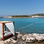 Bay Mlini, canopy on the rocky part of the bay