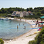 Bay Zdrilca, pebble beach